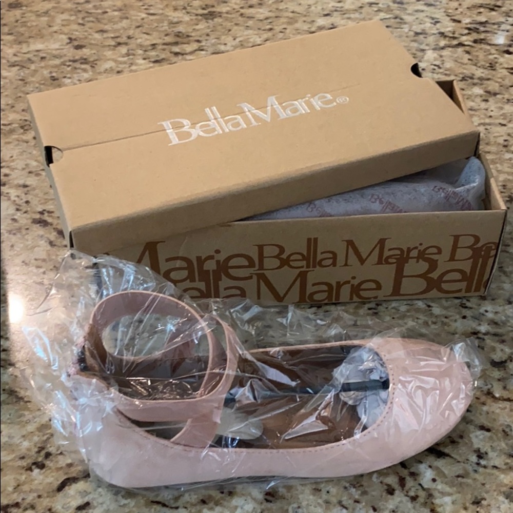 Bella Marie Dana flats in Dusty Rose